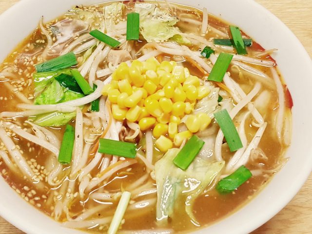 元気ラーメン「味噌野菜ラーメン」