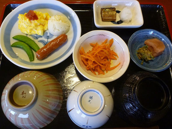 朝日小屋朝食
